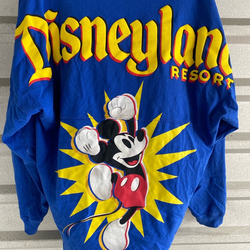 Disney Disneyland Resort Pop-Up Disney Blue Mickey Spirit Jersey.